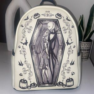 Loungefly The Nightmare Before Christmas Jack & Sally Mini Backpack